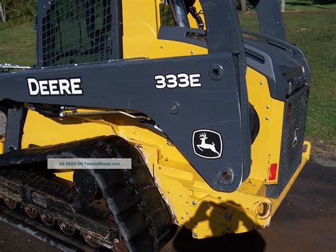 jd skid steer 333e specs|john deere 333e track size.